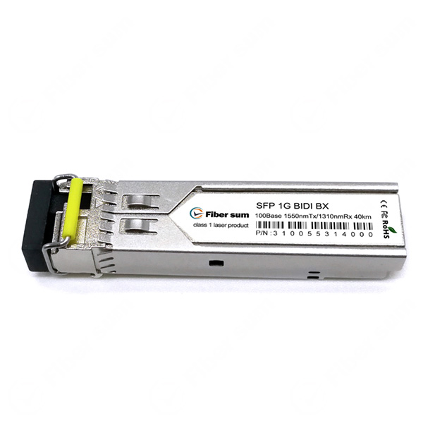 AdTran 1184543P Compatible 100Base-BX 40KM 1550nmTx/1310nmRx SMF DOM 100-Megabit SFP Transceiver Module